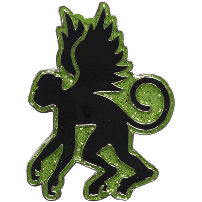 Flying Monkey Glitter Ball Marker & Hat Clip by ReadyGOLF