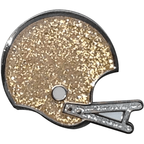 Football Helmet Glitter Ball Marker & Hat Clip by ReadyGOLF