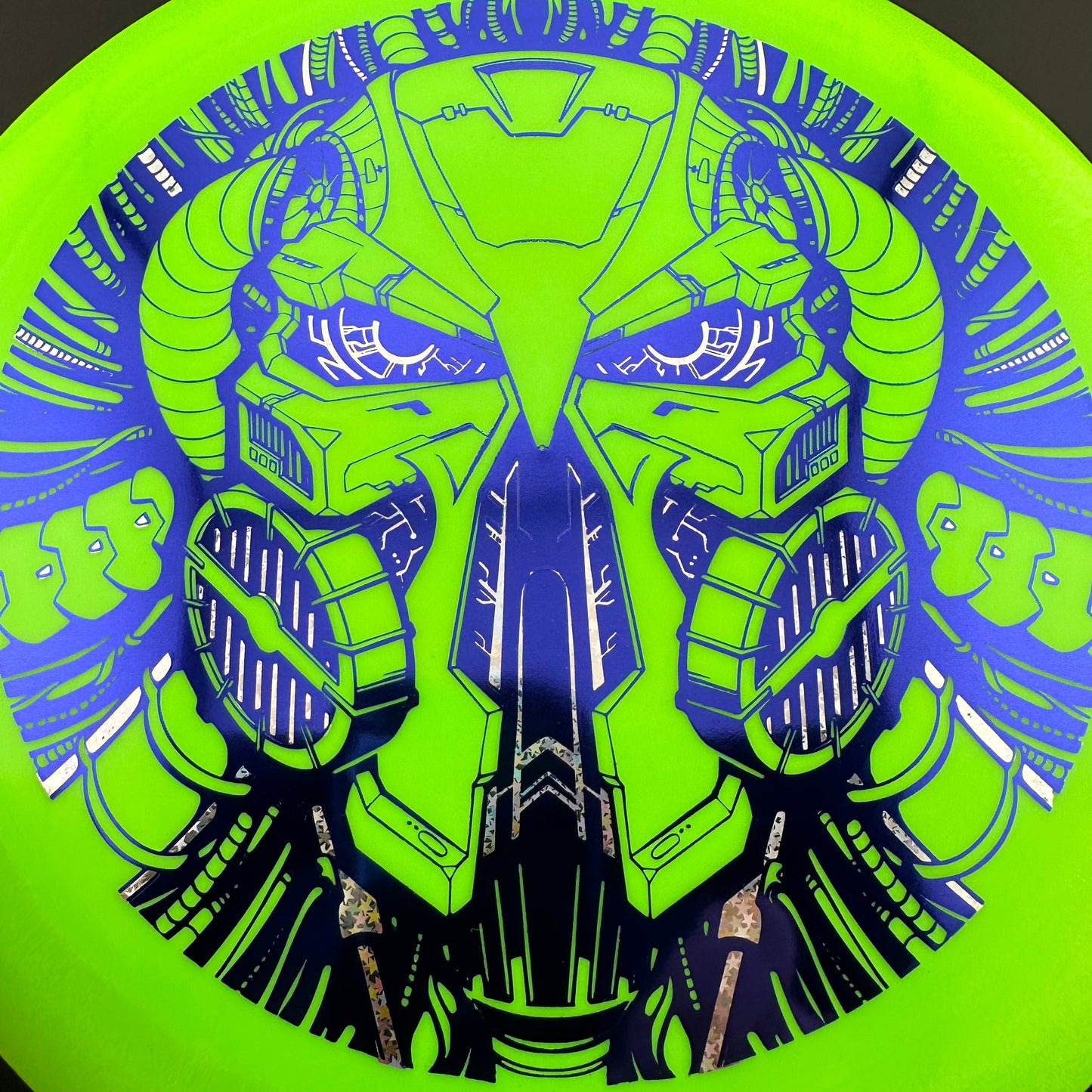 Biohazard Star Destroyer - 2 Foil XL Stamp by Michael Barnard