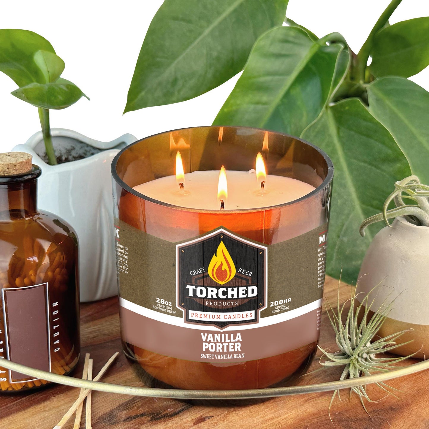 Vanilla Porter Beer Candle