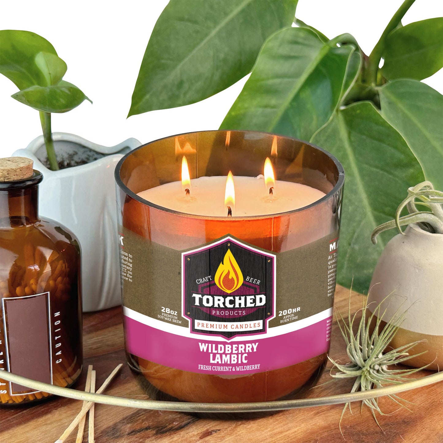Wildberry Lambic Beer Candle