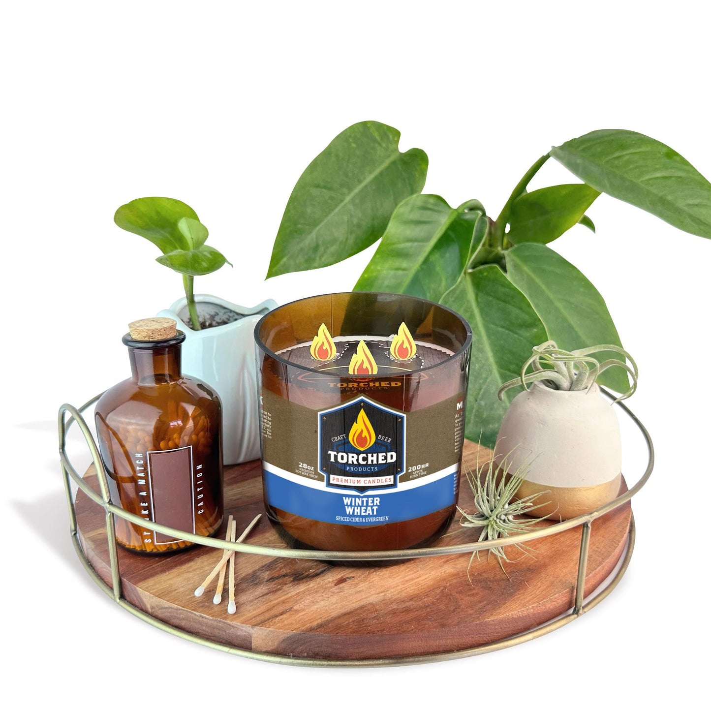 Winter Wheat Beer Candle