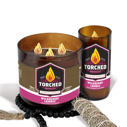 Wildberry Lambic Beer Candle