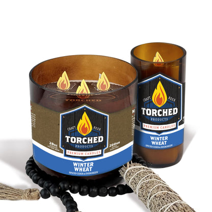 Winter Wheat Beer Candle