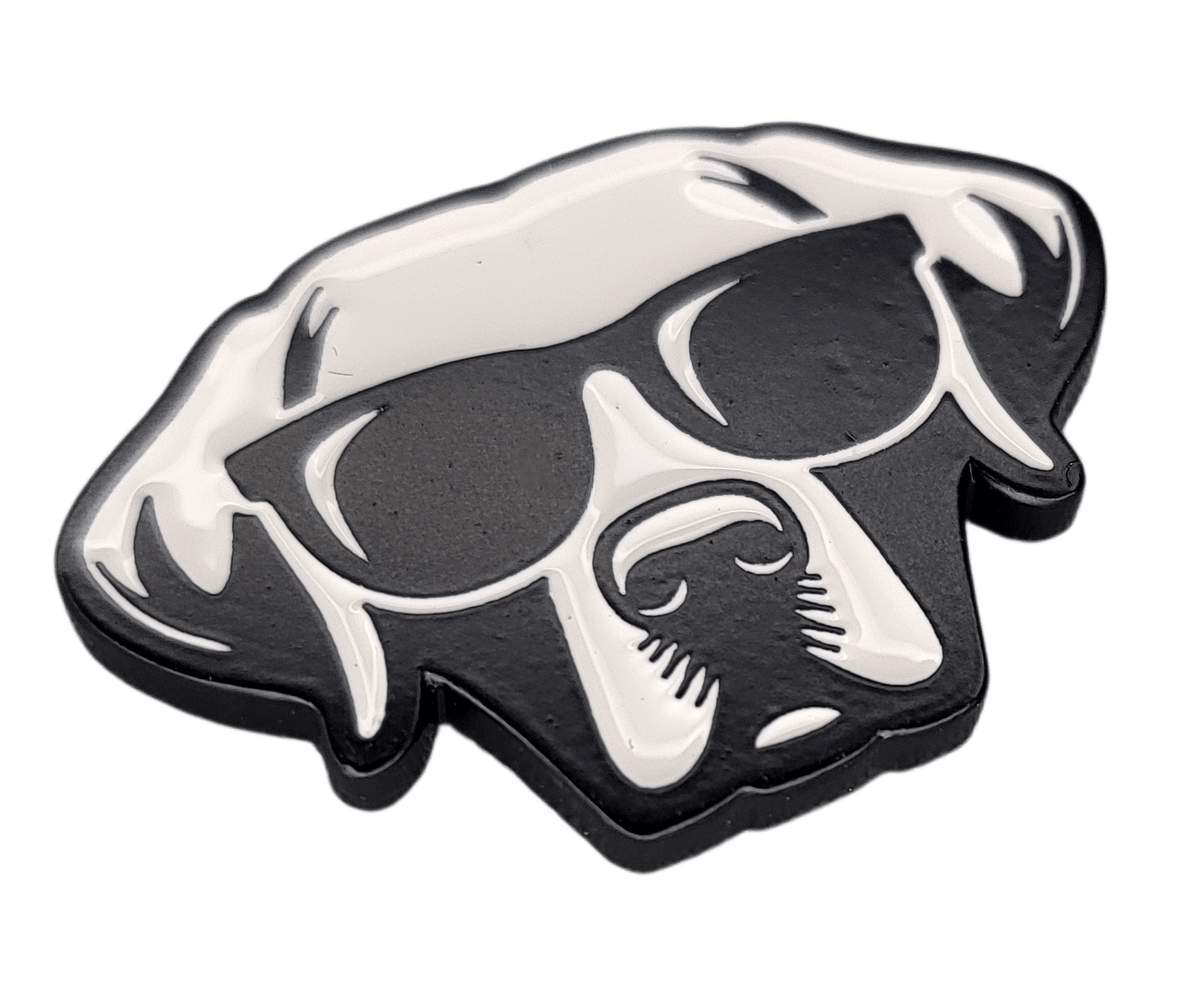 Good Boy - Black Labrador with Sunglasses Golf Ball Marker with Hat Clip