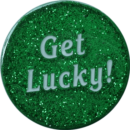 Get Lucky Four Leaf Clover Shamrock Ball Marker by ReadyGOLF