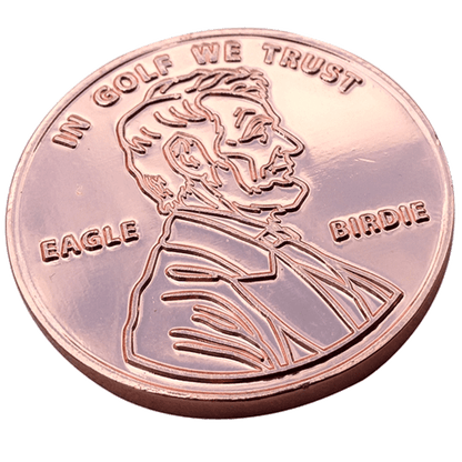 Giant Lucky Penny Ball Marker & Hat Clip by ReadyGOLF