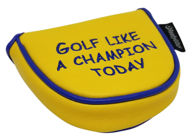 Golf Like A Champion Embroidered Mallet  Putter Cover by ReadyGOLF