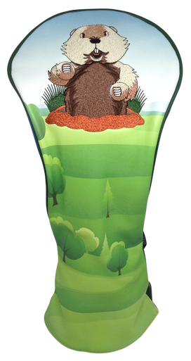 Dancing Gopher Embroidered Driver Headcover by ReadyGOLF