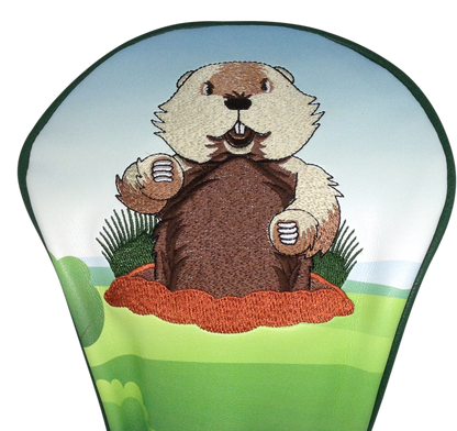 Dancing Gopher Embroidered Driver Headcover by ReadyGOLF