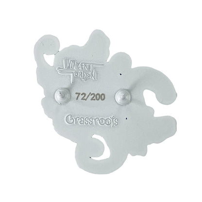 Vincent Gordon Seahorse Party Blackout Black Pin