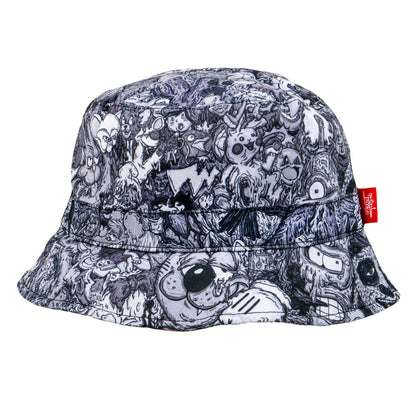 Vincent Gordon Cartoon Gumbo Reversible Bucket Hat