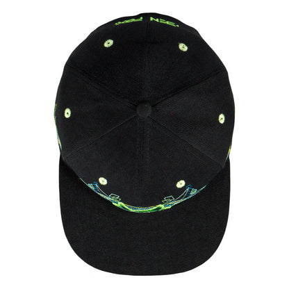 Ben Fox Green Black Snapback Hat