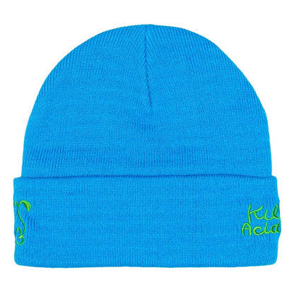 Killer Acid Mushroom Blue Cuff Beanie