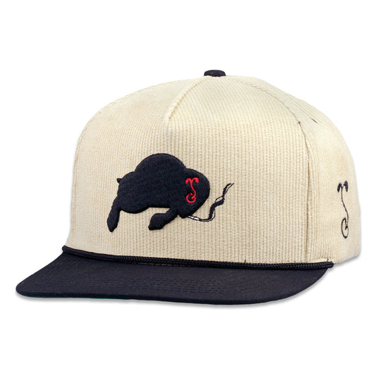 Colorado Puffs Tan Corduroy Snapback Hat