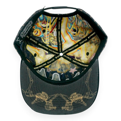 Introspective Projections Bicycle Day Black Snapback Hat