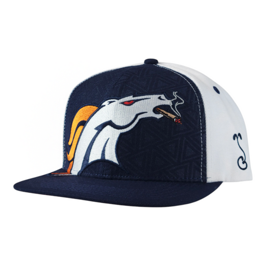 Danker Broncos Navy Snapback Hat