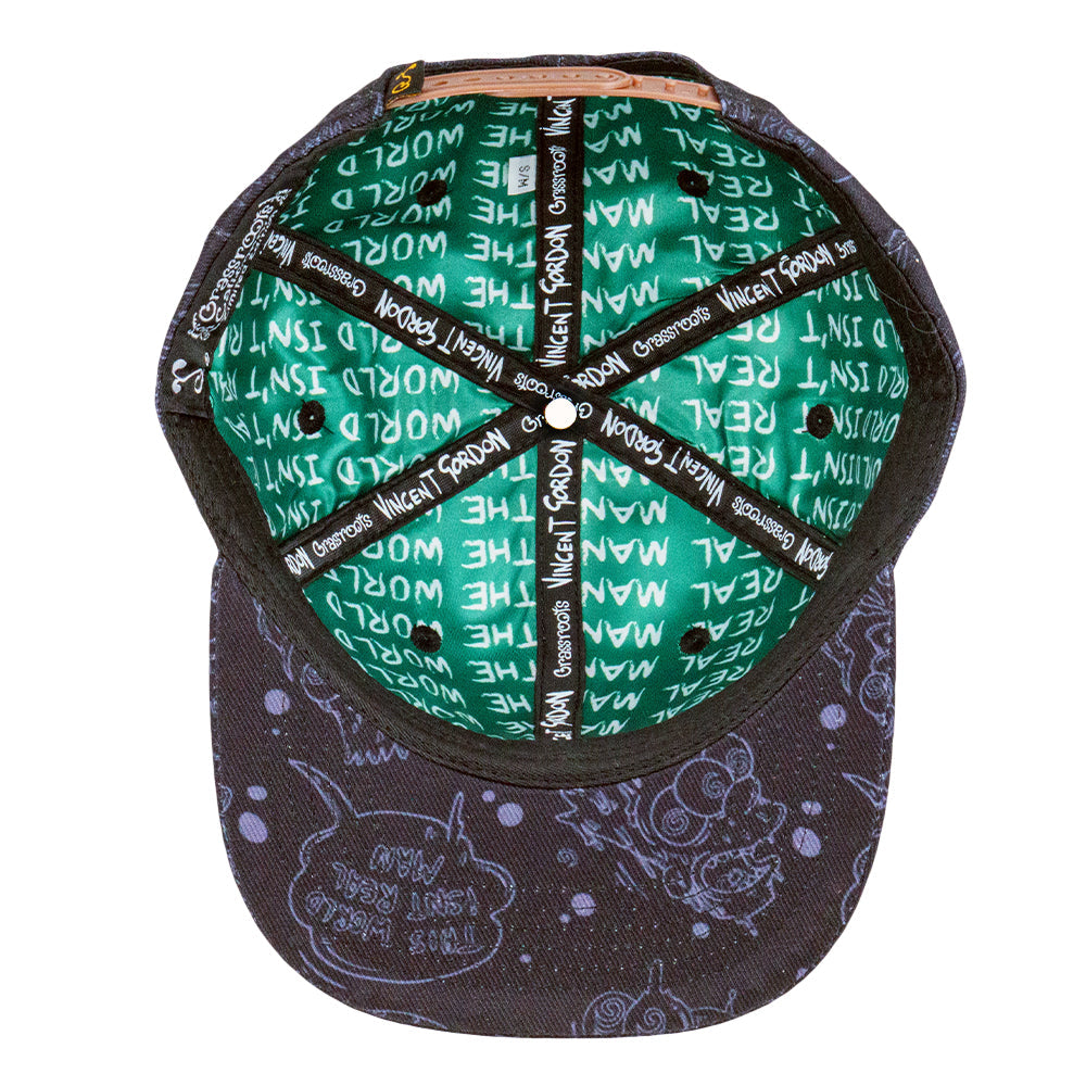 Vincent Gordon x Wookerson Bart Black Snapback Hat