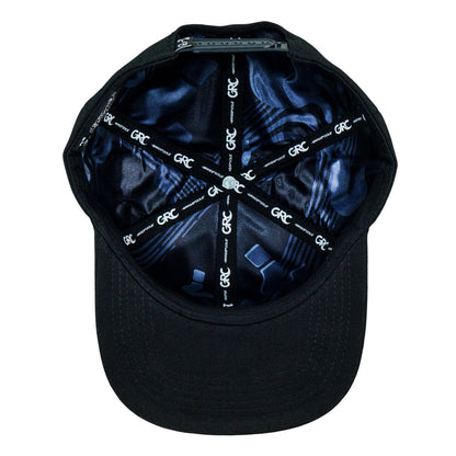 Question Mark Black Snapback Hat