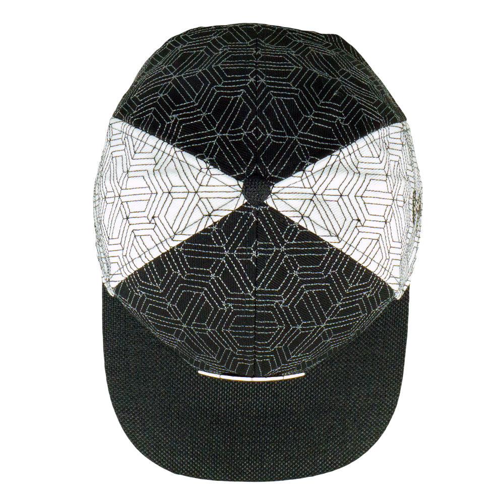Isomatrix Black White Snapback Hat
