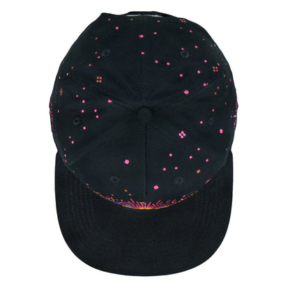 Mugwort Hummingbird Black Snapback Hat