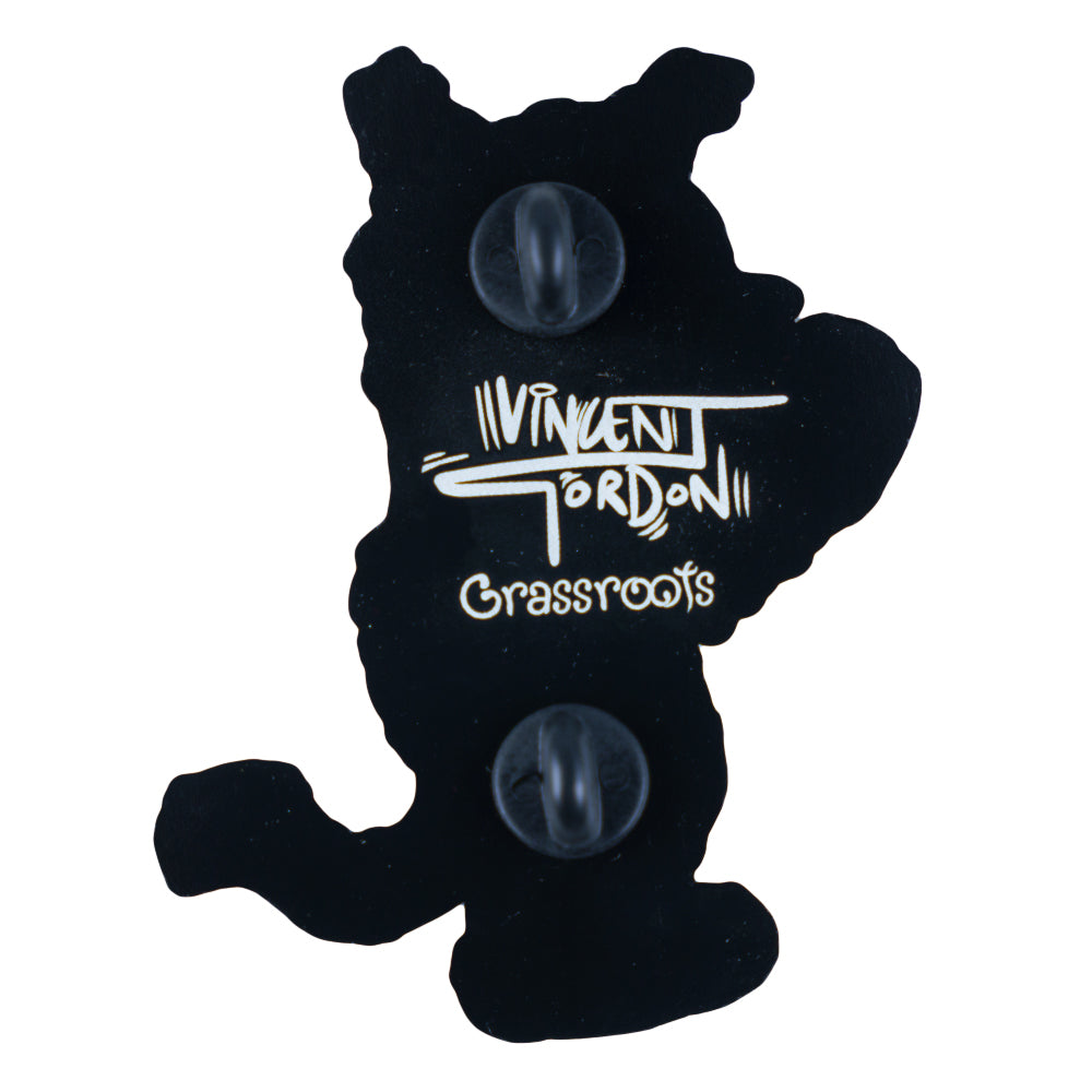 Vincent Gordon Dead Cats Yellow Cat Pin