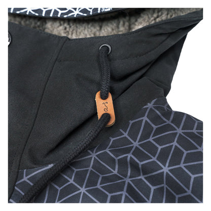 Isomatrix Black Sherpa Parka Jacket