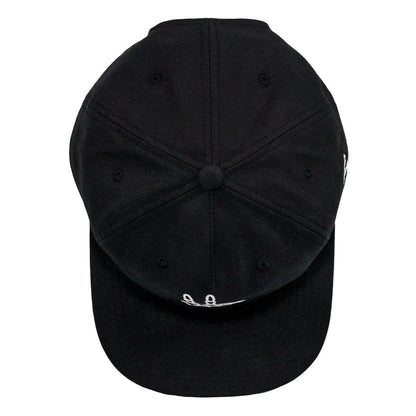 Skeleton Peace Sign Black Unstructured Snapback Hat