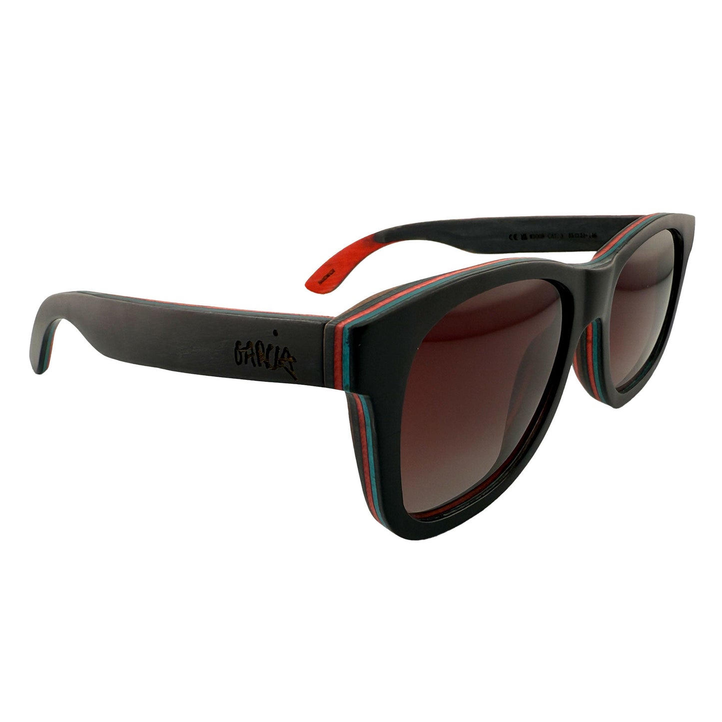 TMBR Jerry Garcia The Traveler Black w/ Rose Sunglasses
