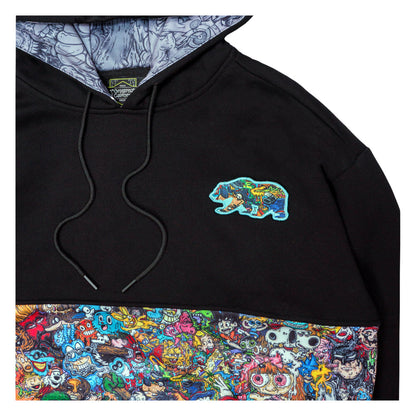 Vincent Gordon Cartoon Gumbo Black Tall Pullover Hoodie