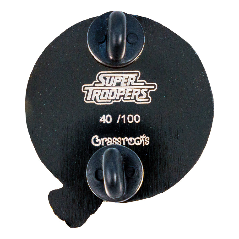 Super Troopers 3 Johnny Chimpo Yellow Pin