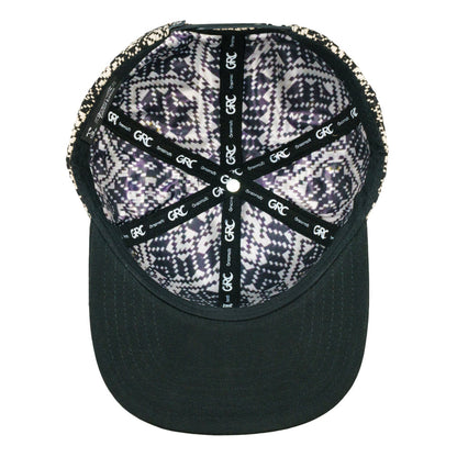 Removable Bear Cub Woven Snapback Hat