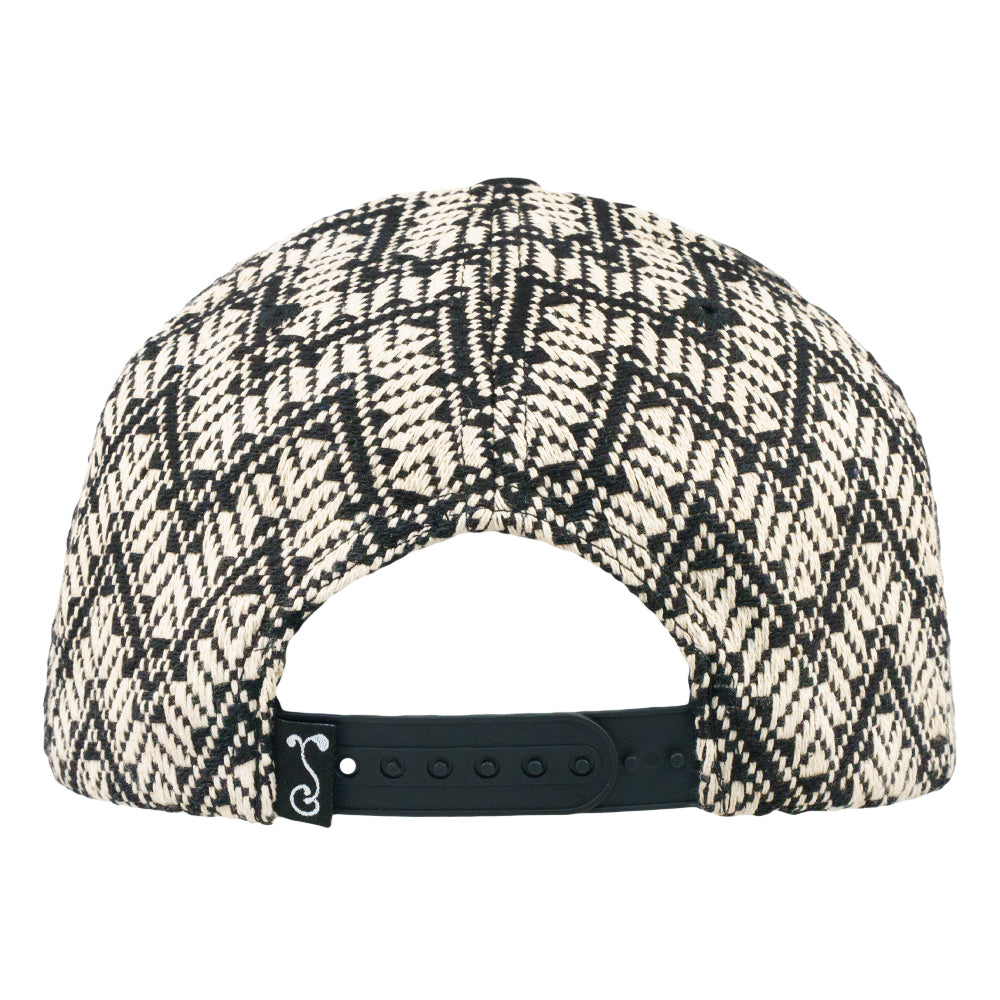 Removable Bear Cub Woven Snapback Hat