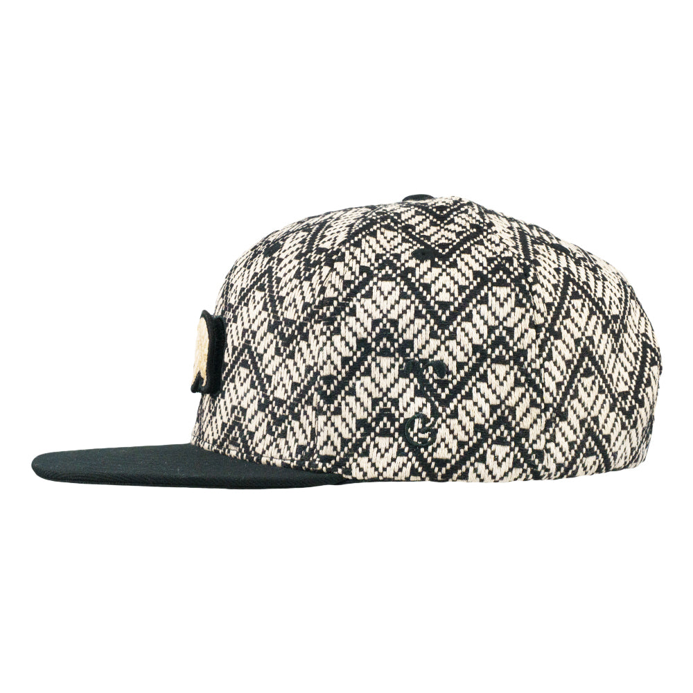 Removable Bear Cub Woven Snapback Hat