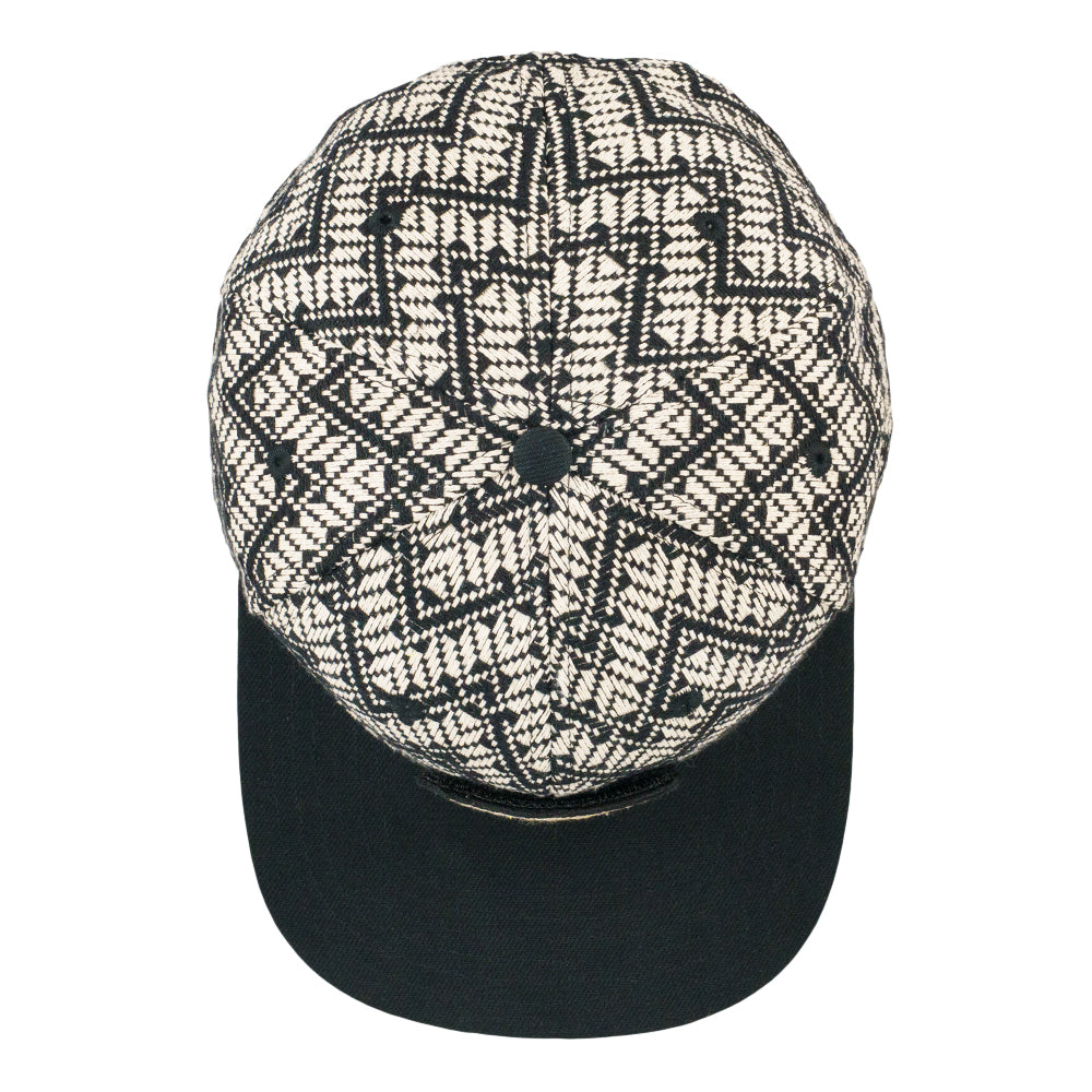 Removable Bear Cub Woven Snapback Hat