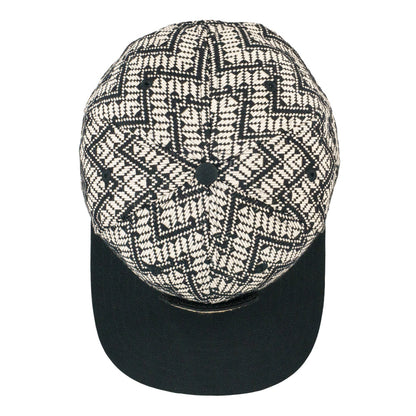 Removable Bear Cub Woven Snapback Hat