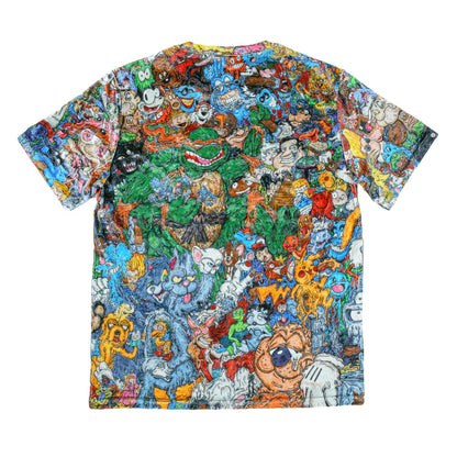 Vincent Gordon Cartoon Gumbo Crushed Velour T Shirt