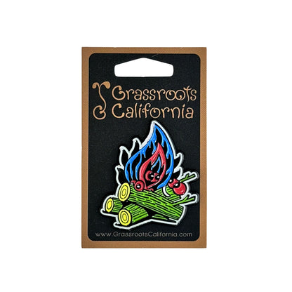 Killer Acid Get Lost Blue Campfire Pin