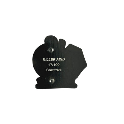 Killer Acid Get Lost Yellow Compass Pin