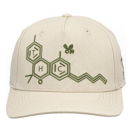 THC Bee Tan Green 501 Snapback Hat