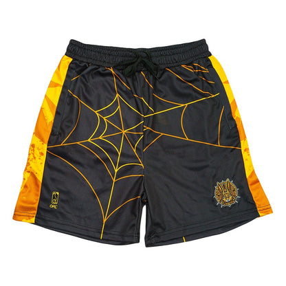 Psychedelic Bunny Gold Mesh Shorts