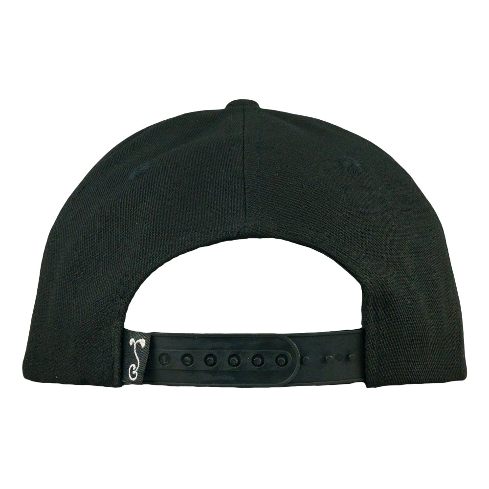 Blue Geo Bear Black 501 Snapback Hat