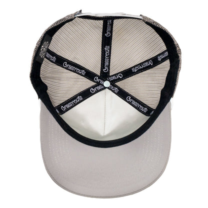 Golfroots Script Gray Mesh 501 Snapback Hat