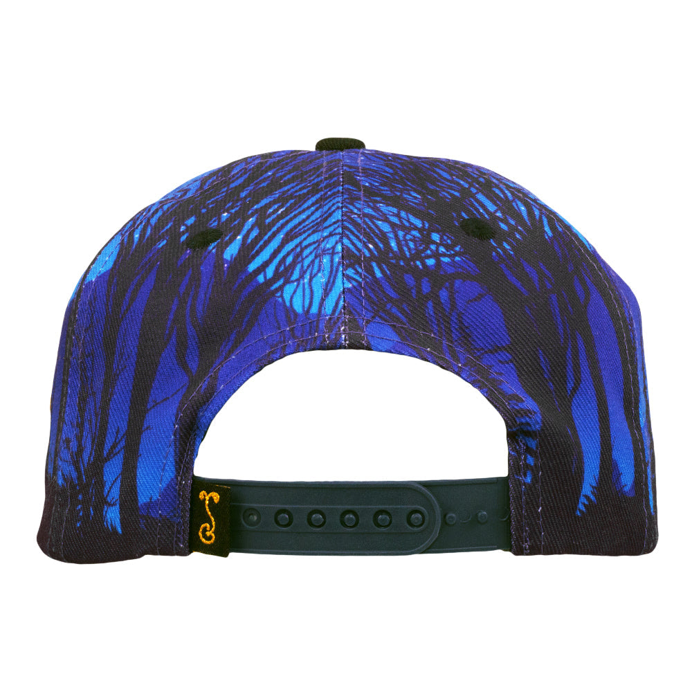 Key to the Forest Navy Blue Snapback Hat