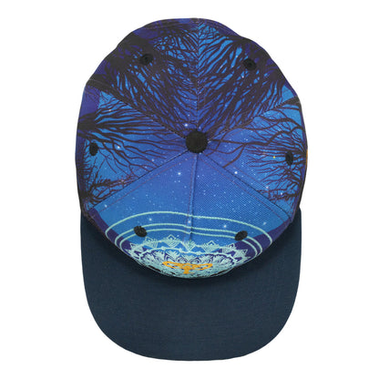 Key to the Forest Navy Blue Snapback Hat