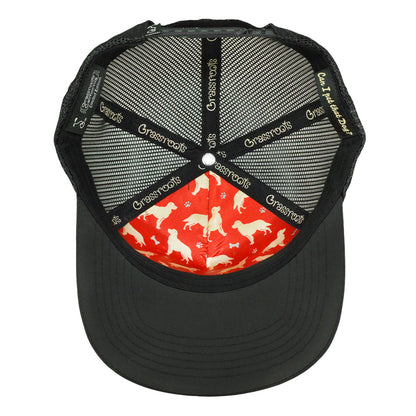 Grasswoofs Retriever Black Mesh 501 Snapback Hat