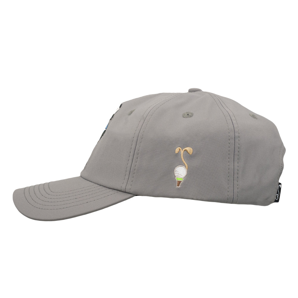 Leisure Cat Lynx Golf Gray Dad Hat