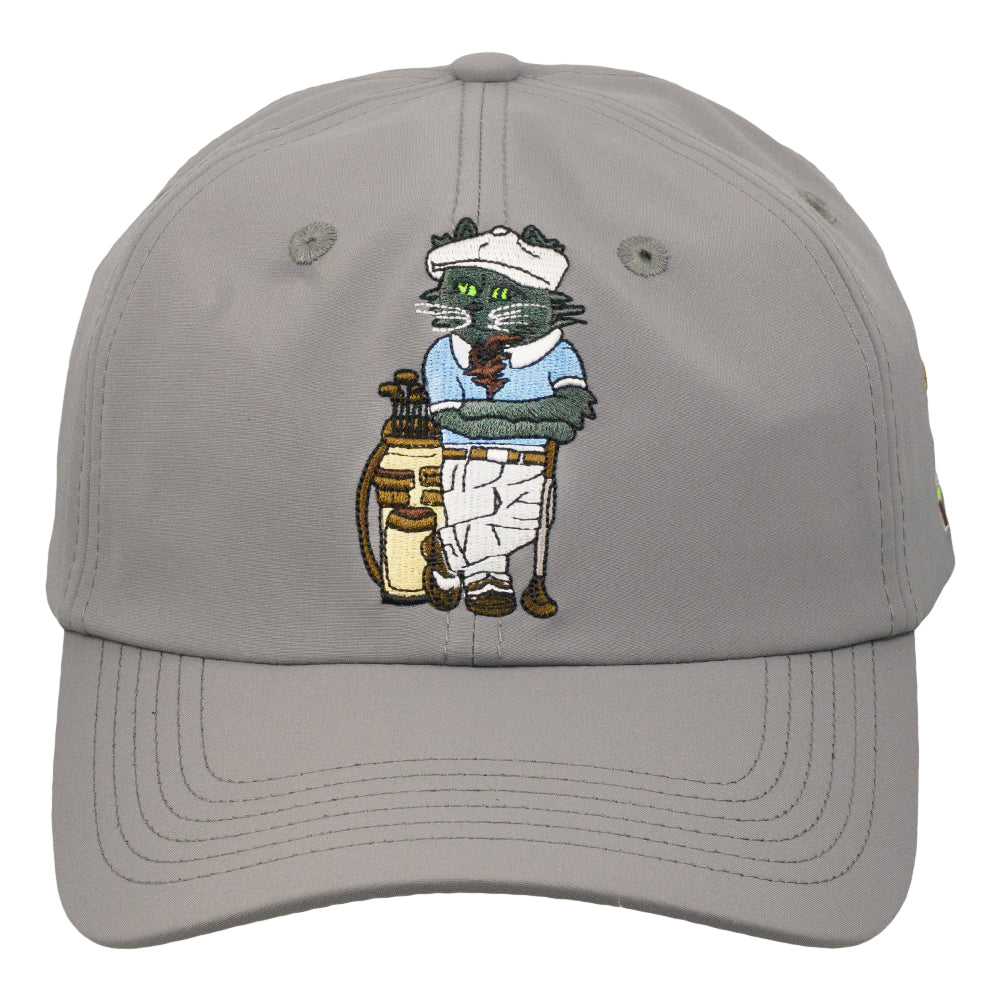 Leisure Cat Lynx Golf Gray Dad Hat