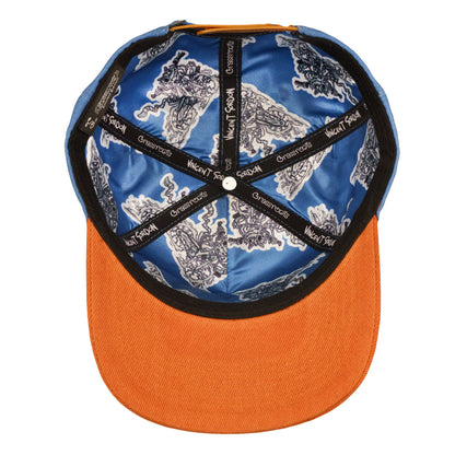 Vincent Gordon Bicycle Day Cat Blue 501 Snapback Hat