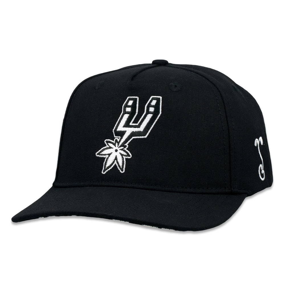 San Antonio Spliffs Black 501 Snapback Hat